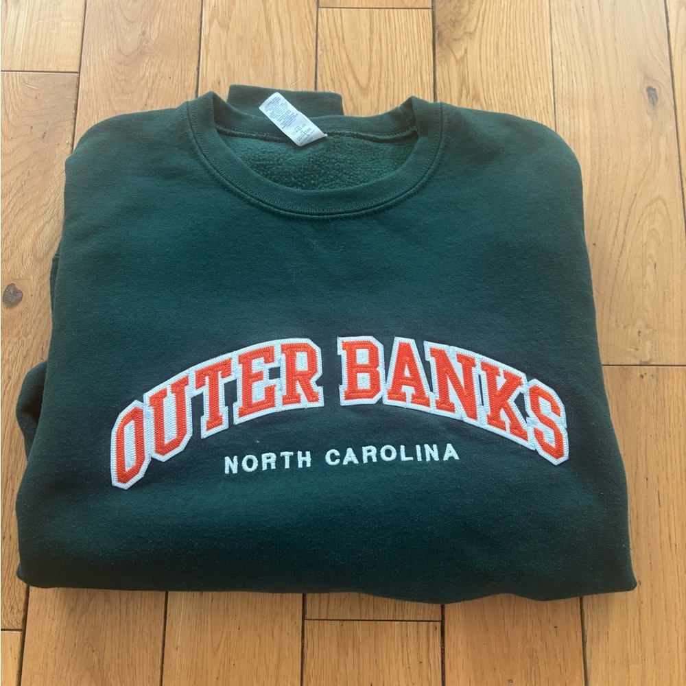 Outer Banks Green Sweater